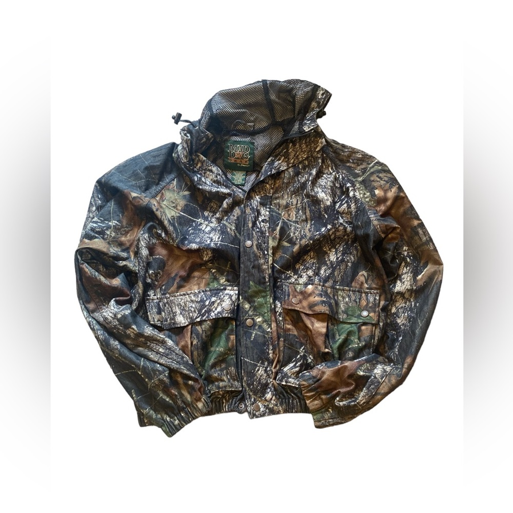 Mad Dog Gear Camo Hooded Jacket